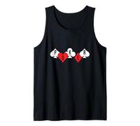 Símbolos de Poker Camiseta sin Mangas