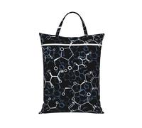 Símbolos de química química,Bolsa de viaje para ropa sucia, bolsa plegable para ropa sucia