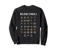 Símbolos de soldadura - Funny Welder MIG TIG Stick Arc Fabrication Sudadera