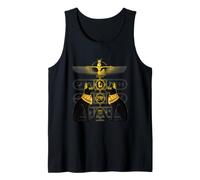 Símbolos del Antiguo Egipto y los Gatos Camiseta sin Mangas