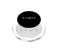 Símbolos matemáticos más Menos álgebra Cálculo Número Estudiante PopSockets PopGrip para MagSafe