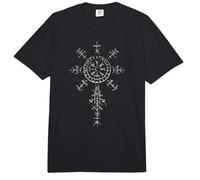 Símbolos Vikingos Clásicos Brújula Vegvisir Nordic Rune Comfort Colors Adult Heavyweight T-Shirt