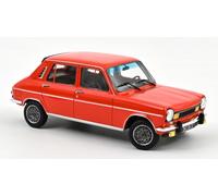 Simca 1100 Ti 1974 Rojo Sumatra 1:18 Modelo 185755 NOREV