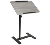 Simcat Mesa ajustable de 66 a 106 cm sobre la cama con ruedas, mesa de cama giratoria de 360°, para computadora portátil, escritorio para dormitorio, mesita de noche, sala de estar, sofá, oficina