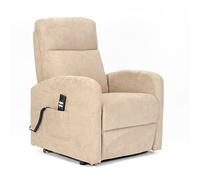 SIME - Roma2 Personalizable Sillon Levanta Personas Reclinable Electrico2 Motores Vertical Mancha Indep de inclinación 2 Ruedas Leer 170° Agregar Accesorios médico CE Made in Italy