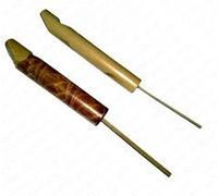 Simeon Set de 2 pájaro de bambú silbatos, Flauta de émbolo. Hecho a Mano. Comercio Justo.