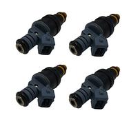 SIMICASE Boquillas inyección Combustible 4 Inyectores De Combustible para 325 528e 1987-1988 FJ519 2.7L 0280150703. Inyector de Combustible