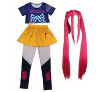 Simil Korean Pop Coreano Performance Hunter Vestido Dress DEMON02, multicolor, 160 cm