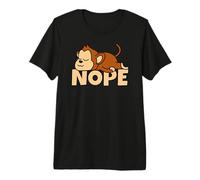Simio Not Today Nope Camiseta Premium