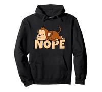 Simio Not Today Nope Sudadera con Capucha