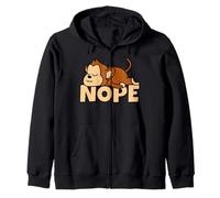 Simio Not Today Nope Sudadera con Capucha