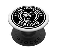 Simios Juntos Meme Fuerte PopSockets PopGrip Adhesivo
