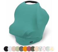 Simka Rose Car Seat Covers for Babies- Nursing Cover Breast feeding Essentials & Baby Necessities- Carseat Stroller Combos Infant Boys and Girls - Baby Registry Breastfeeding Must Haves First Time Mom