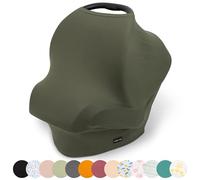 Simka Rose Car Seat Covers for Babies- Nursing Cover Breast feeding Essentials & Baby Necessities- Carseat Stroller Combos Infant Boys and Girls - Baby Registry Breastfeeding Must Haves First Time Mom