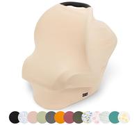 Simka Rose Cubiertas para Asientos de Auto para Bebés - Cubierta de Lactancia Ajustable Universal y Portabebés - Cubierta de Asiento de Auto para Infantes Transpirable y Elástica para Niño y Niña