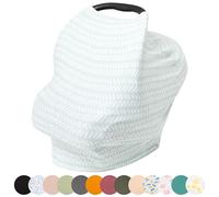 Simka Rose Cubiertas para Asientos de Auto para Bebés - Cubierta de Lactancia Ajustable Universal y Portabebés - Cubierta de Asiento de Auto para Infantes Transpirable y Elástica para Niño y Niña