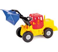 Simm 07252 - Excavadora de Juguete, Color Amarillo, Azul y Rojo