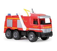 SIMM Spielwaren-02058EC Mercedes-Benz Volquete Juguete, Color roja (02058)