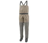 Simms Vadeadores de pesca tributarios para hombre, duraderos, transpirables, impermeables, para pesca con mosca, Beige Bronceado, Medium Full 9-11 Foot