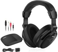 SIMOLIO Auriculares Inalámbricos para TV con Modo Diálogo Claro, Amplificación de Voz y Batería de Repuesto para Personas Mayores, Control de Volumen izq./Der. , Sin Retraso Audio, Largo Alcance, 50M