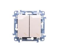 Simon 10 conectores de escalera doble 10AX crema CW6/2.01/41