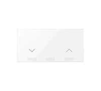Tecla para interruptor de persianas blanco brillante Simon 100