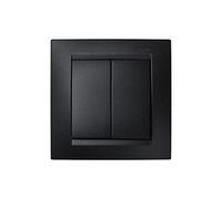 Simon Conmutador doble SIMON15 grafito termoplástico 0