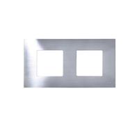 Simon 27 Play - funda 2 elementos inox 2700627-042