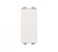 SIMON 270 | Interruptor pulsante 10 AX estrecho blanco 20001101-090