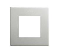 SIMON 270 | Marco estética icon con 1 elemento aluminio 27000610-093