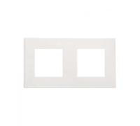 SIMON 270 | Marco estética icon con 2 elementos blanco 27000620-090
