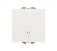Simon 270 pulsador grabado luz luminoso 10 A - 20000161-090