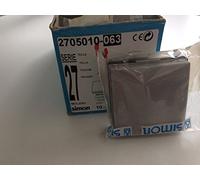 Simon 2705010-063 placa de pared y cubierta de interruptor Gris