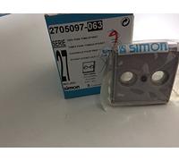 Simon 2705097-063 - Tapa Toma Tv-Sat Gris Esmeril S.27 Scudo