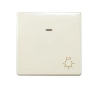 Pulsador luz luminoso Simon 27 10Ax modulo ancho 27161-62 Blanco Marfil