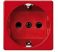 Simon - 27432-68 base enchufe 2p+tt schuko s-27 rojo Ref. 6552765059