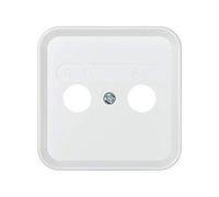 Simon - 31097-60 placa con marco toma r-tv+sat s-31 bl nieve Ref. 6553130119