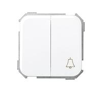 Conmutador + Pulsador campana SIMON 31 10A 250V 64x65mm 31301-30 Blanco