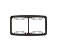 Simon 31621-32 placa de pared y cubierta de interruptor Marrón