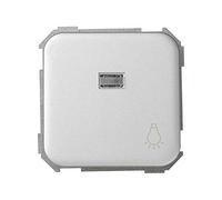 Simon 31661-33 - Pulsador Con Grabado Luz Y Luminoso