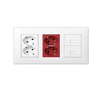 Simon 51000302-030 - Kit Puesto Trabajo Sai 3 Mód.Blanco