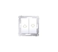 Pulsador persiana bloqueo eléctrico blanco SIMON54 DZP1.01/11