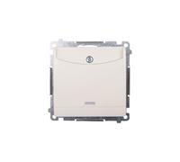 Simon 54 Interruptor doble conmutado crema DWH2.01/41