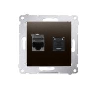 SIMON 54 Marrón mate Toma RJ45 PREMIUM 54 D62.01/46
