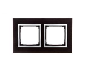 Simon 54 Nature 5902787559663 - Marco doble de metal INOX YIN DRN2/78 Contact Simon