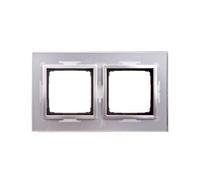 Simon 54 Nature bisel doble vidrio PLATA niebla DRN2 / 71 kontakt-simon 5902787559854