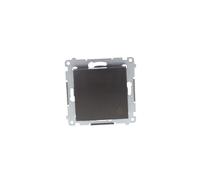 Kontakt-Simon DS1.01/48 Interruptor eléctrico Pushbutton Switch antracita - Accesorio cuchillo eléctrico (Pushbutton Switch, Antracita, Plástico, IP20, IP44, 250 V, 10 A)