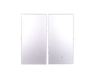 Simon 54 Tecla doble para botones y botones plata mate DKW5/43 kontakt-simon 5902787559427