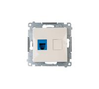 Kontakt-Simon DT1.01/41 - Toma de Corriente (plástico IP20, 75 mm, 32 mm, 75 mm), Color Blanco