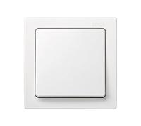 SIMON 73 LOFT - Conmutador, Interruptor de Superficie para Control de Luz desde Dos Puntos, Serie Compacta para Instalaciones sin Obra, Acabado Color Blanco Mate